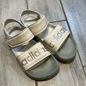 Beige Adidas Sandals